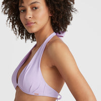 Sao Mix Mould Halter Bikini Top | Purple Rose