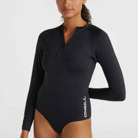 Women of the Wave Long Sleeve Surf Suit | Black Out