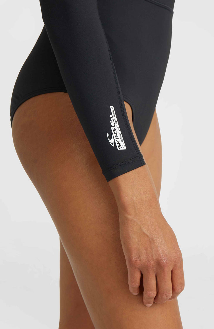 Women of the Wave Long Sleeve Surf Suit | Black Out