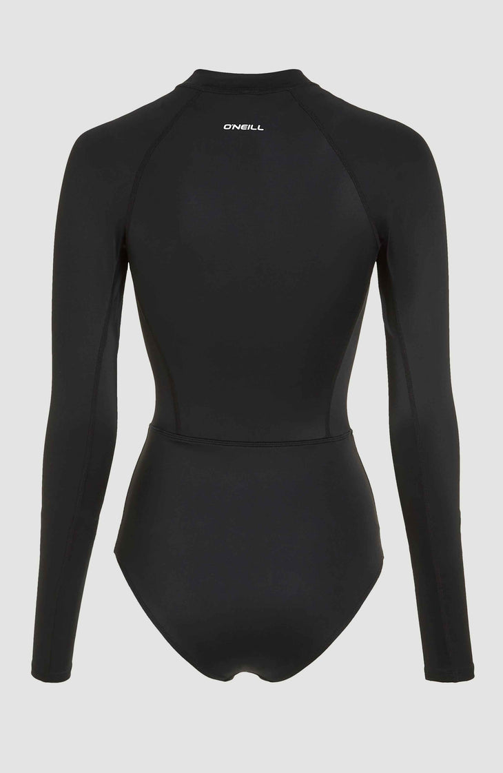 Women of the Wave Long Sleeve Surf Suit | Black Out