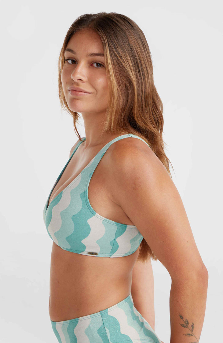 O'Neill Beach Vintage Haley Bikini Set | Blue Big Waves