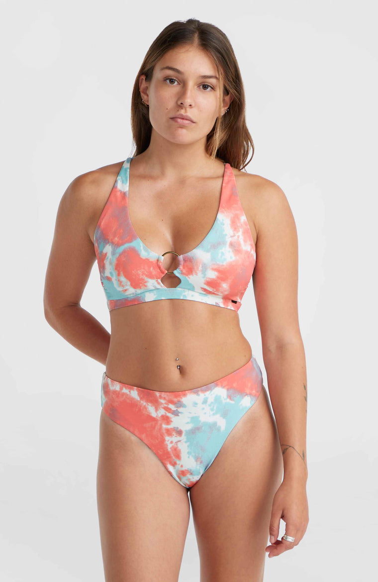 Lisala New Love Women Of The Wave Bikini Set | Pink Ice Cube Tie Dye