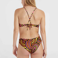 Baay Maoi Bikini Set | Orange Rainbow Stripe