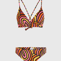 Baay Maoi Bikini Set | Orange Rainbow Stripe