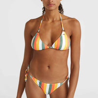 Capri - Bondey Bikini Set | Orange Multistripe