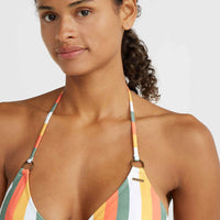Capri - Bondey Bikini Set | Orange Multistripe