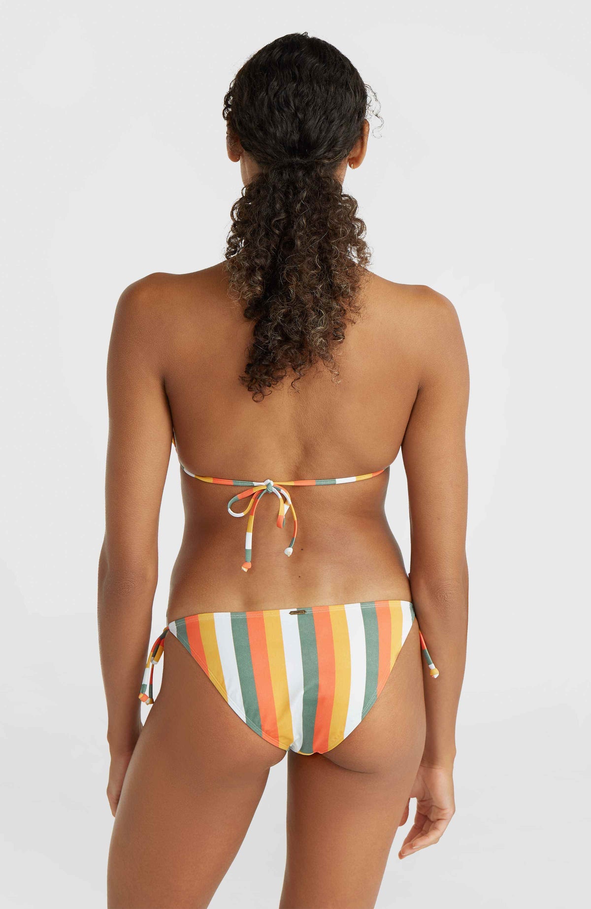 Capri - Bondey Bikini Set | Orange Multistripe
