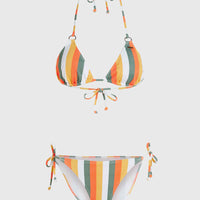 Capri - Bondey Bikini Set | Orange Multistripe