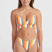 Wave Skye Bikini Set | Orange Multistripe