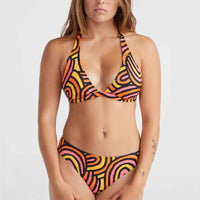 Marga Rita Bikini Set | Orange Rainbow Stripe