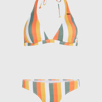 Marga Rita Bikini Set | Orange Multistripe