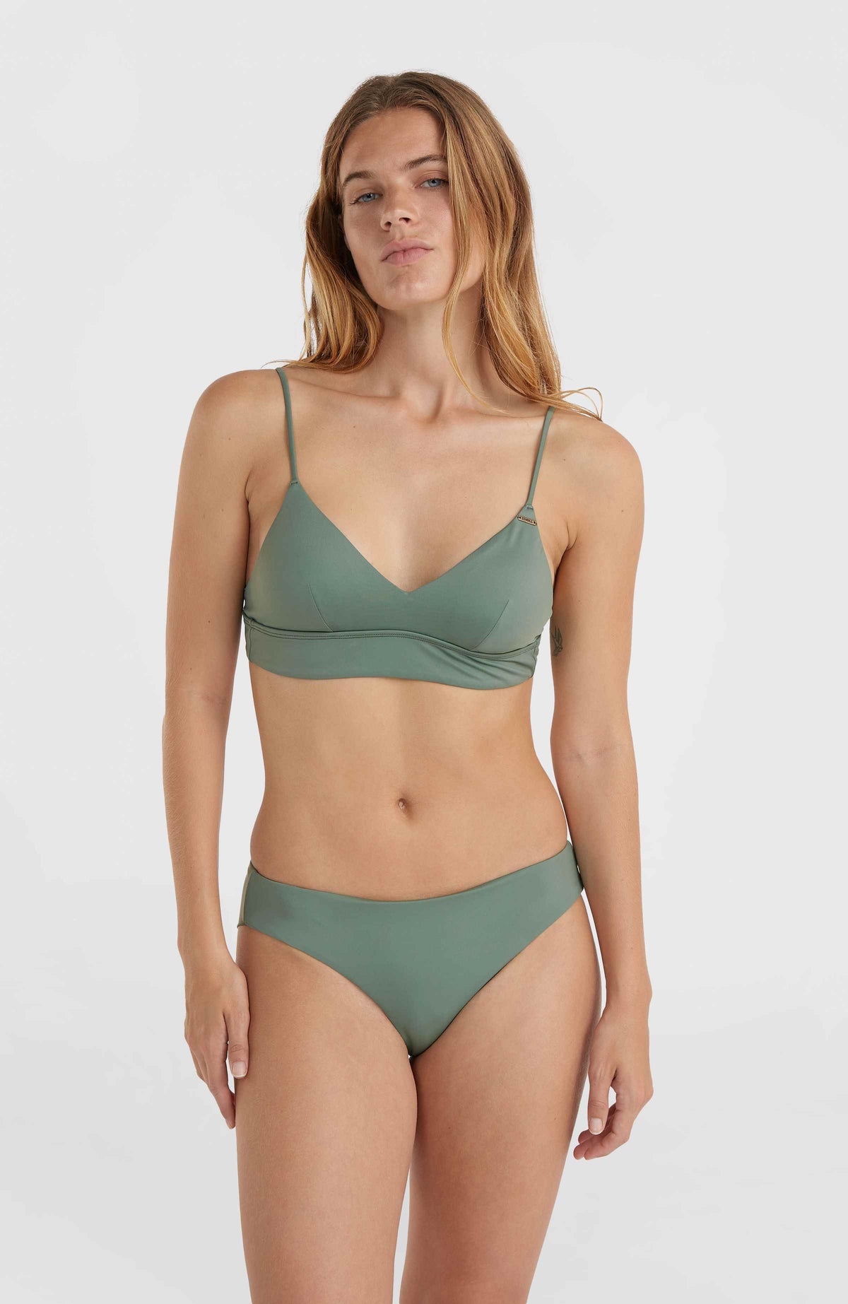 Wave Crop Bikini Top | Lily Pad