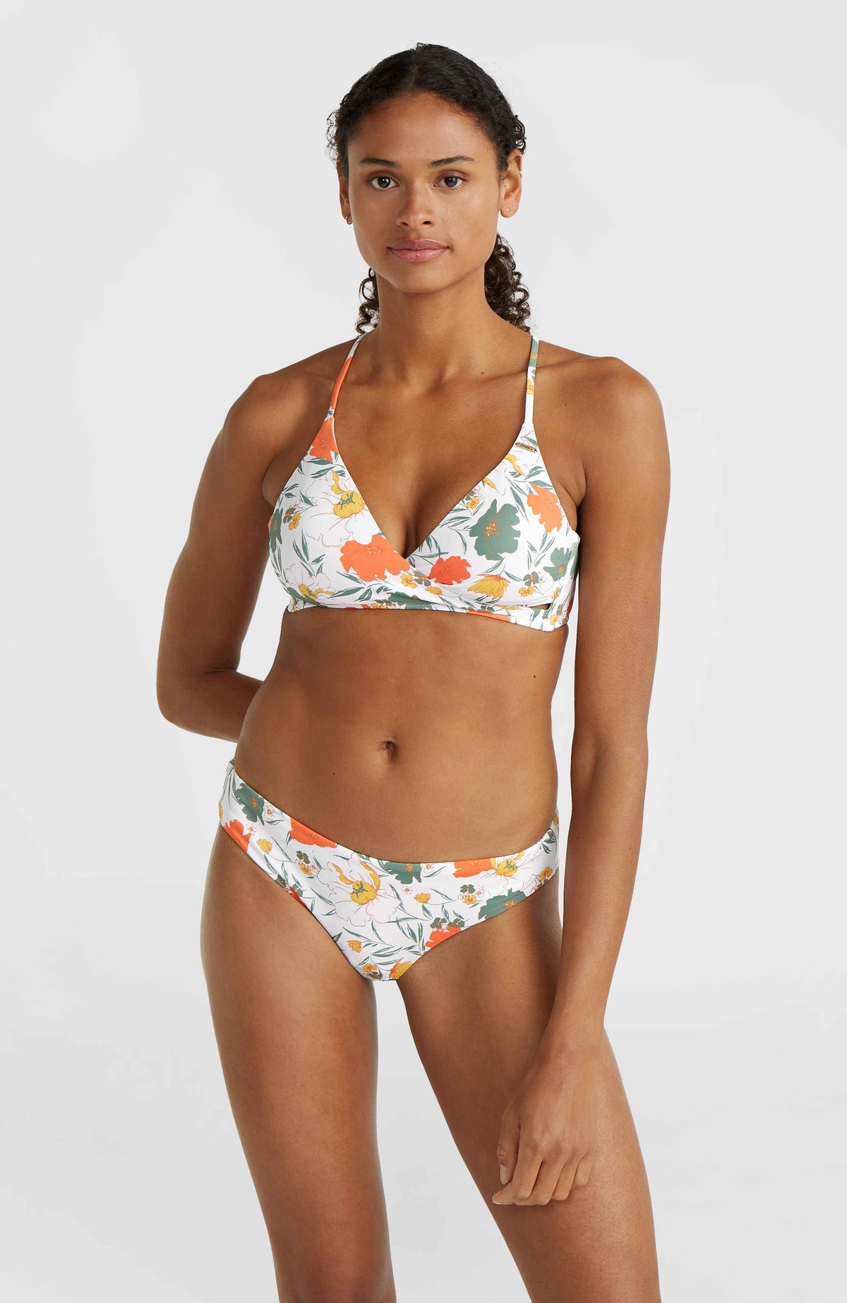 Baay Bikini Top | White Tropical Flower