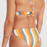 Cruz Bikini Bottoms | Orange Multistripe
