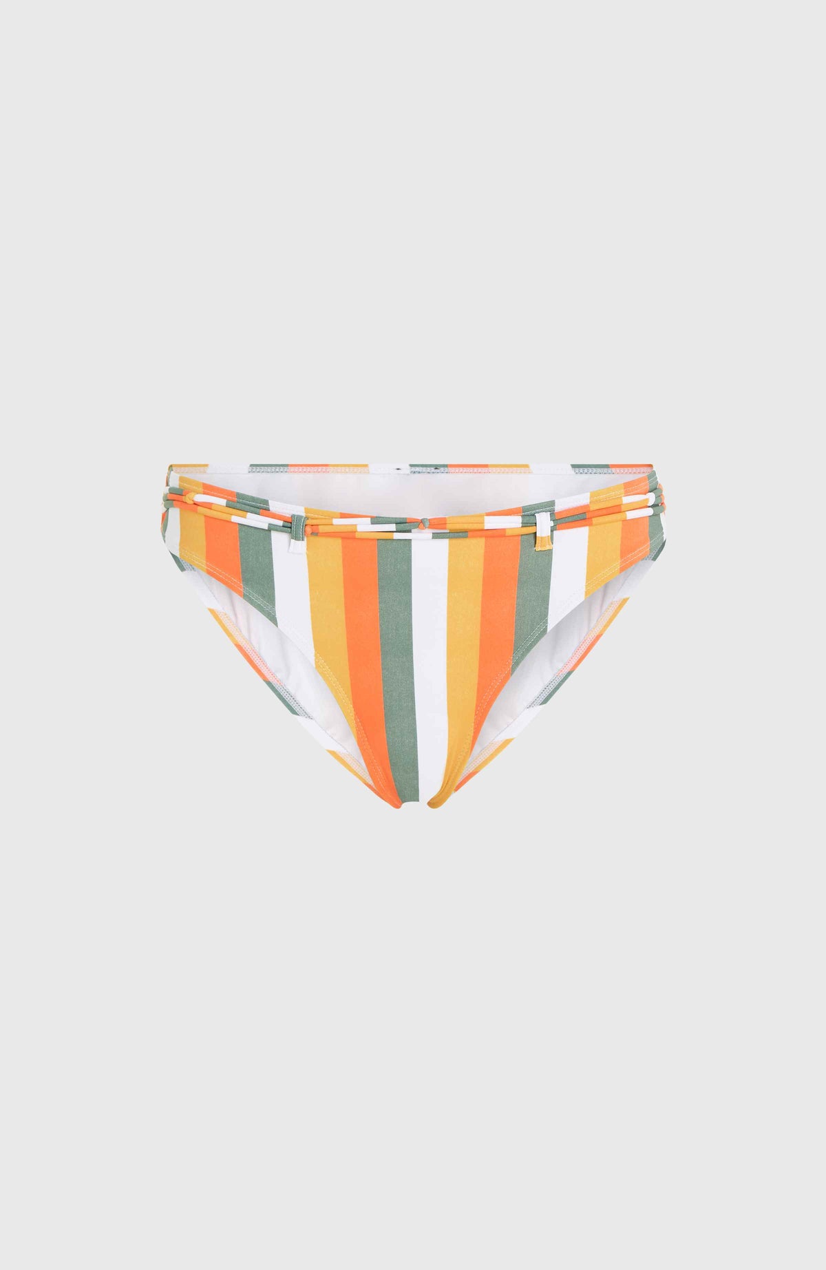 Cruz Bikini Bottoms | Orange Multistripe