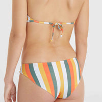 Maoi Bikini Bottoms | Orange Multistripe