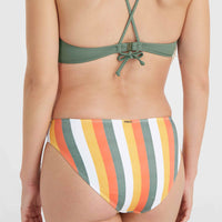Rita Bikini Bottoms | Orange Multistripe