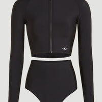 O'Neill Raglan Sleeve Surf Swimsuit Set | Black Out