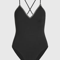 Saltwater Jaida Crochet Swimsuit | Black Out