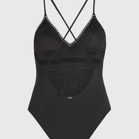 Saltwater Jaida Crochet Swimsuit | Black Out