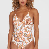 Saltwater Jaida Crochet Swimsuit | Orange Jungle Paisey