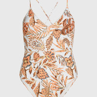 Saltwater Jaida Crochet Swimsuit | Orange Jungle Paisey