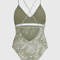 Jaida Swimsuit | Green Textured Jungle