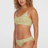 Beach Vintage Midles Rita Bikini Set | Green Daisyline