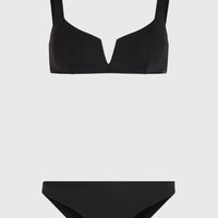 Women Of The Wave Popoyo Matira Bikini Set | Black Out