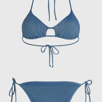 Beach Vintage Madrid Maracas Bikini Set | Copen Blue