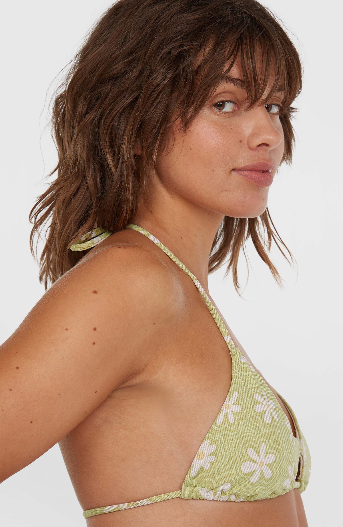 Beach Vintage Madrid Maracas Bikini Set | Green Daisyline