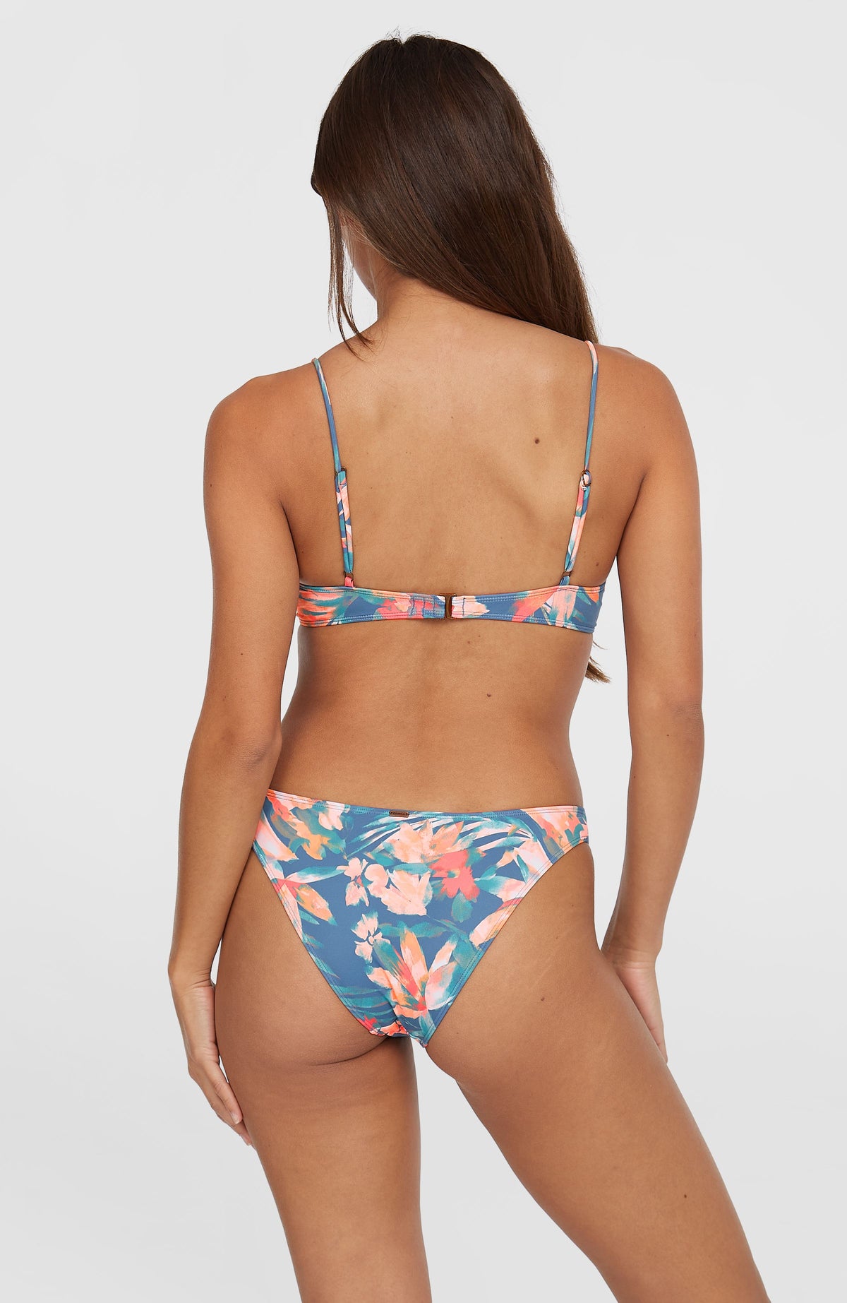 Honopu Rockley Bikini Set | Blue Painted Tropics