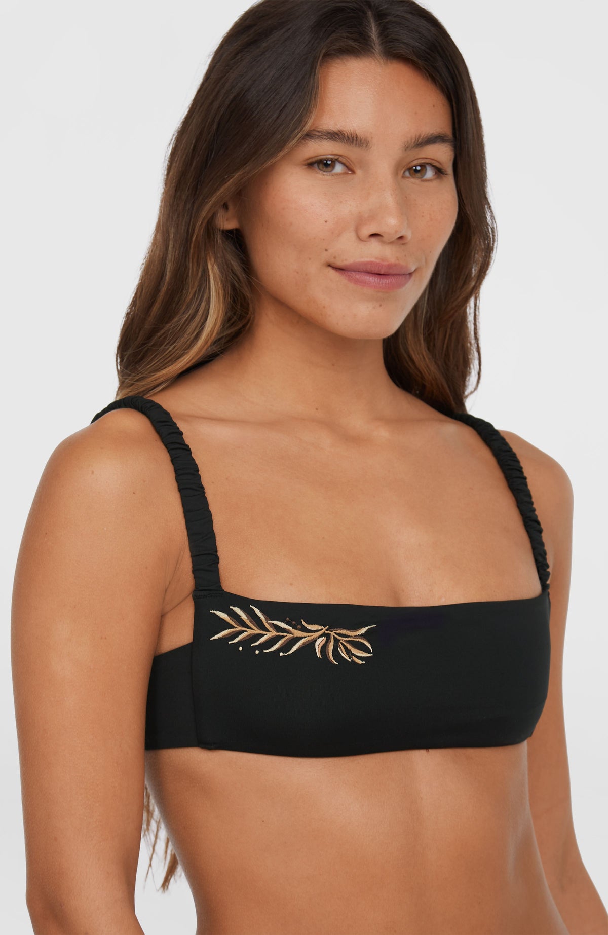 Bundoran Flamenco Embroidery Bikini Set | Black Out