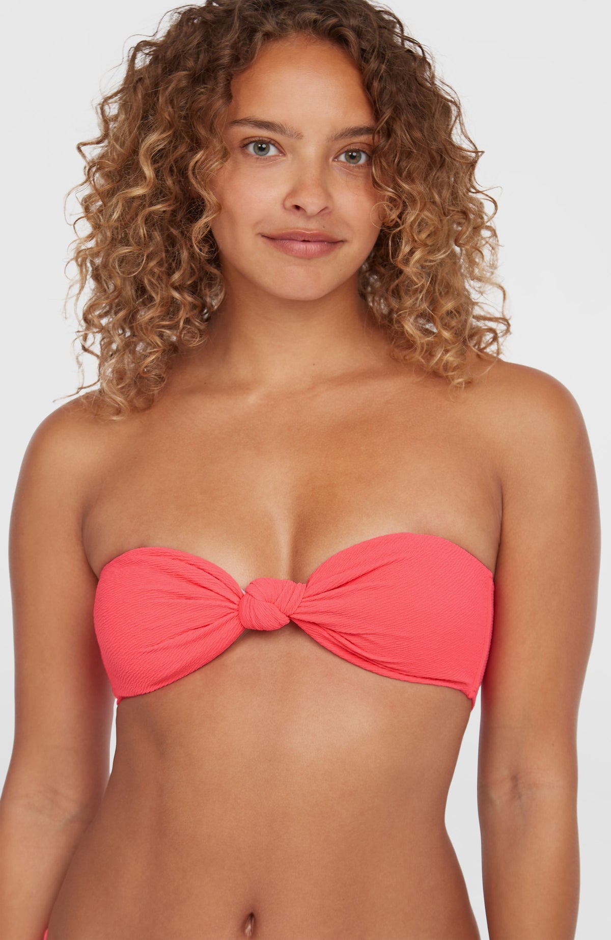 Knot Bandeau Matira Bikini Set | Pink Flamingo