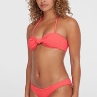 Knot Bandeau Matira Bikini Set | Pink Flamingo