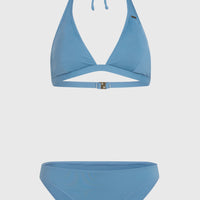 Essentials Maria Cruz Bikini Set | Copen Blue