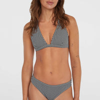 Essentials Maria Cruz Bikini Set | Black Simple Stripe