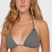 Essentials Capri Bondey Bikini Set | Black Simple Stripe