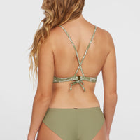 Baay Bikini Top | Green Textured Jungle