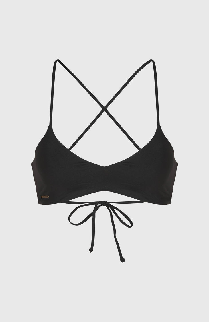 Huntington Bralette Bikini Top | Black Out