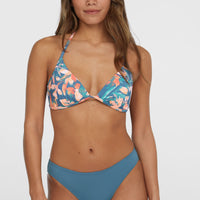 Sao Bikini Top | Blue Painted Tropics