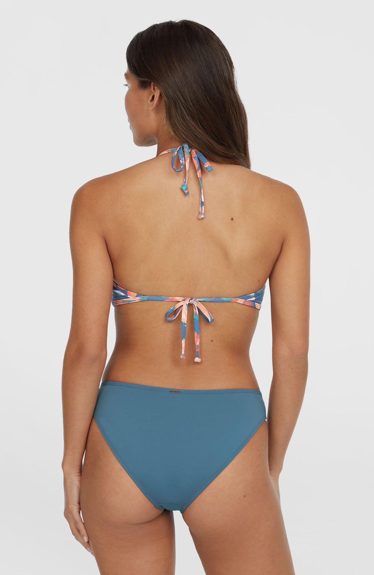 Sao Bikini Top | Blue Painted Tropics