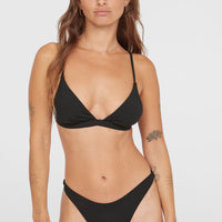 Seaside Tri Bikini Top | Black Out