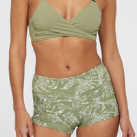 Grenada Bikini Bottoms | Green Textured Jungle