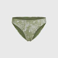 Rita Bikini Bottoms | Green Textured Jungle