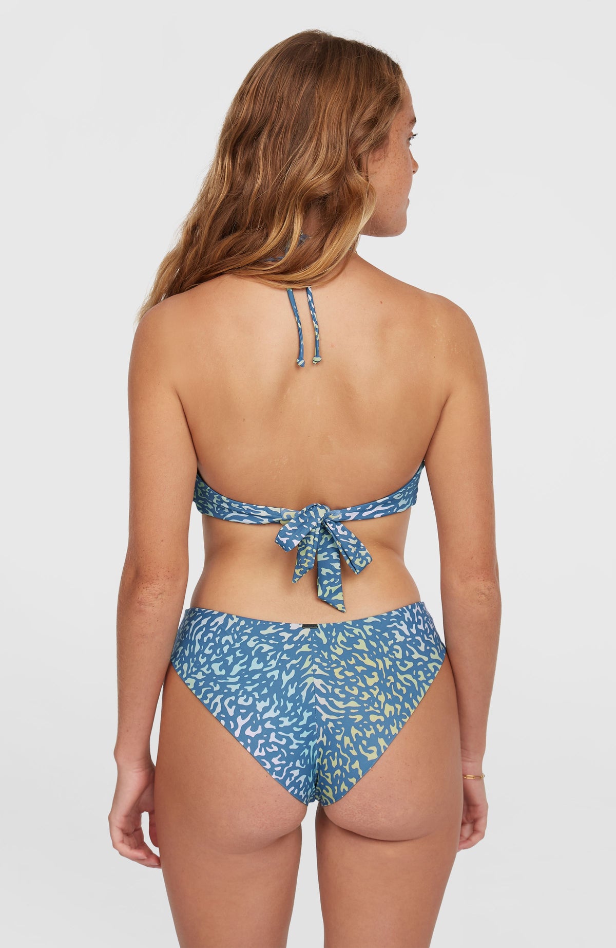 Maoi Bikini Bottoms | Yellow Animal Blur