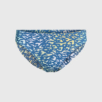 Maoi Bikini Bottoms | Yellow Animal Blur