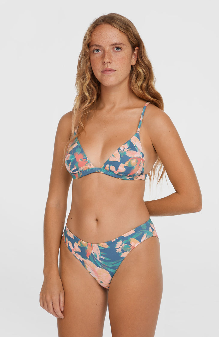 Maoi Bikini Bottoms | Blue Painted Tropics