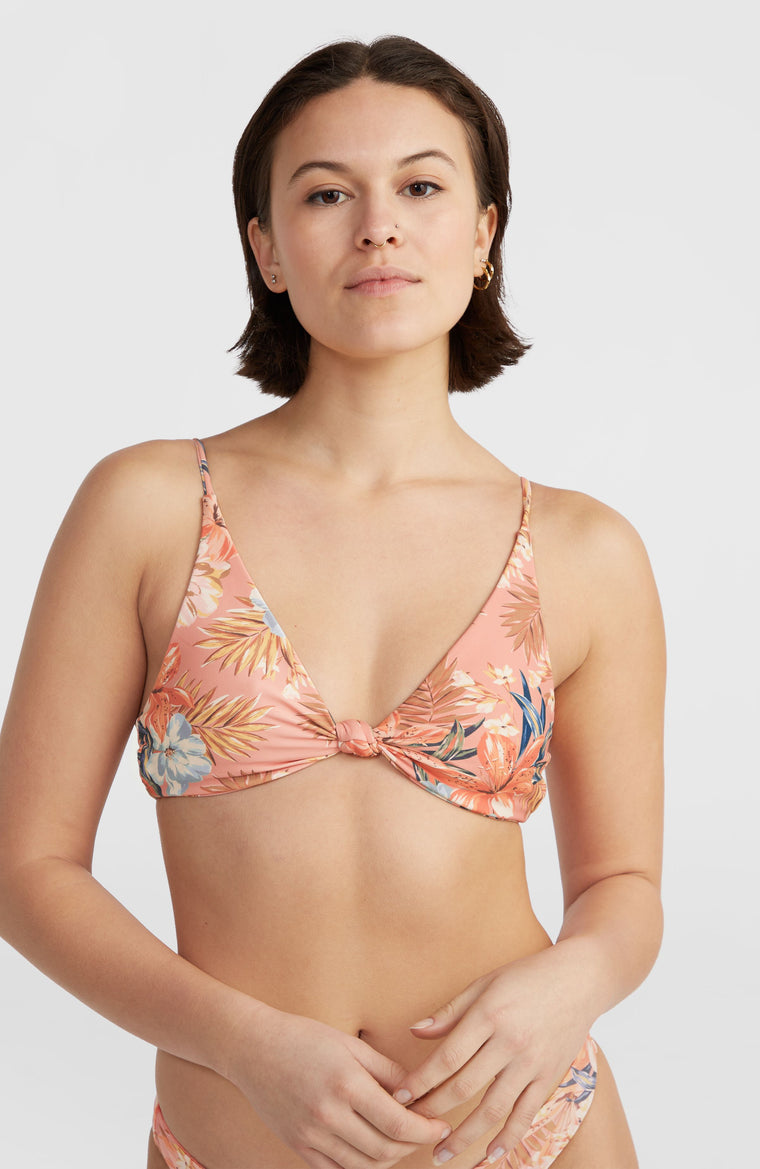 Pismo Bikini Top | Canyon Clay Flower AOP