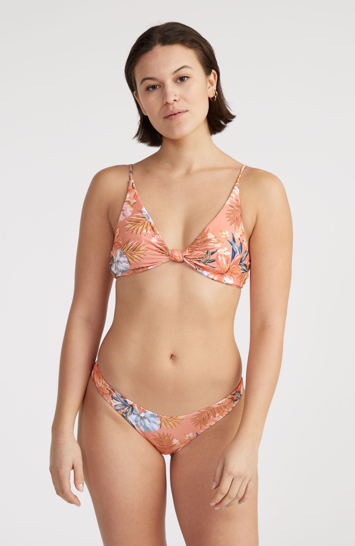 Pismo Bikini Top | Canyon Clay Flower AOP